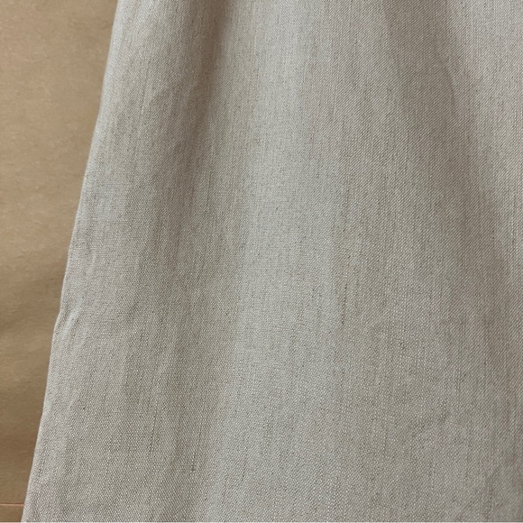 Witchery | Linen Blend Wide Leg High Waisted Trouser Pants Culottes Flax Size 10 - Picture 6 of 12